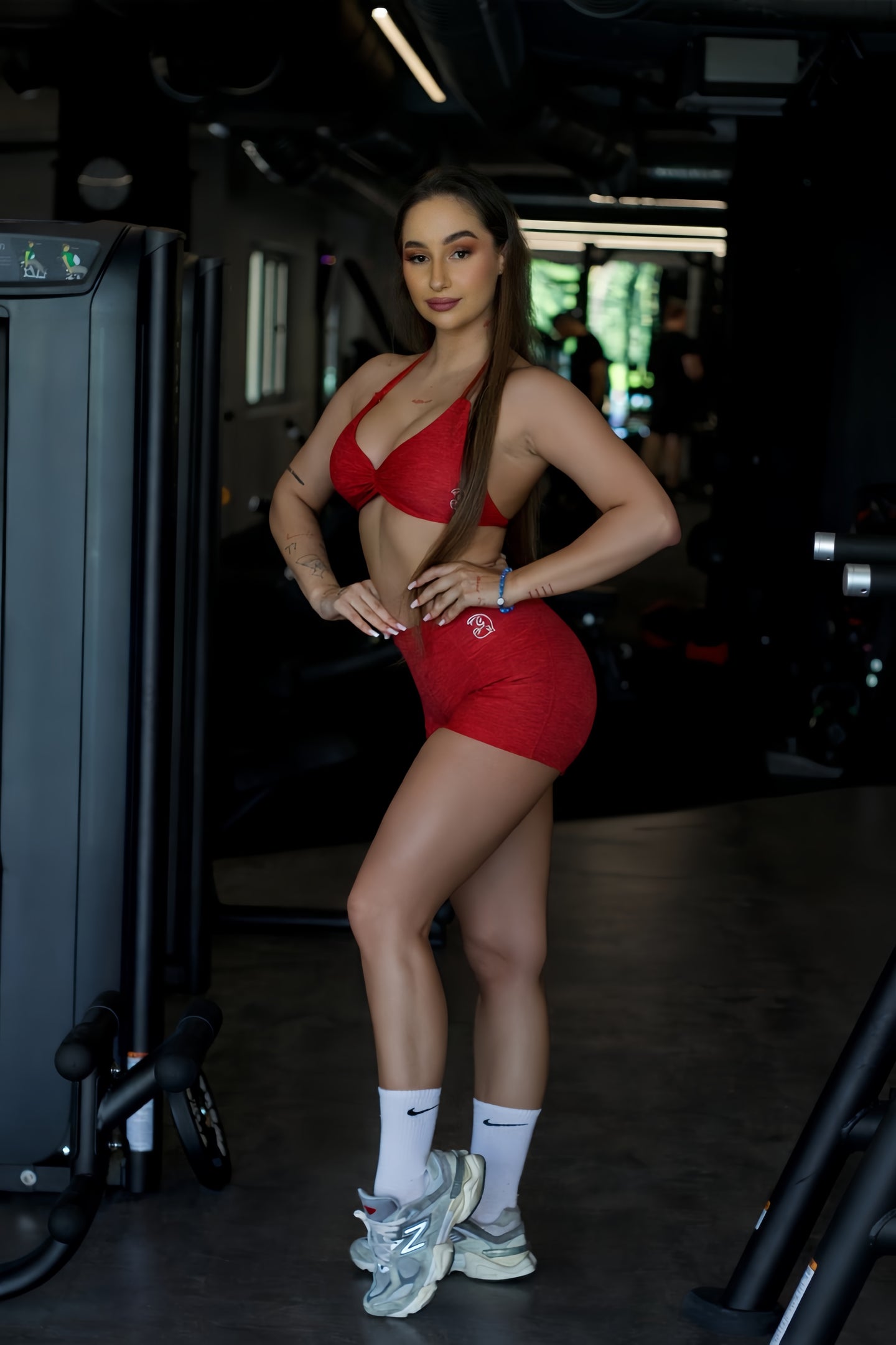 Спортен къс клин V-Back с джобове