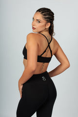 Спортно бюстие Balance с кръстосан детайл - Fit Bunny